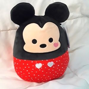 NWT Hearts Mickey Mouse Squishmallow 8"